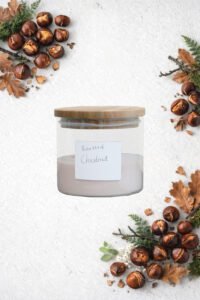 geurkaars sojawas roasted chestnut in pot